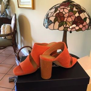 Leather suede shoes size 8